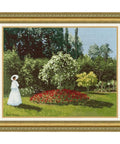 Woman in Garden Cross Stitch Kit