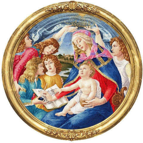 Cross Stitch Embroidery Kit Madonna of the Magnificat 1481