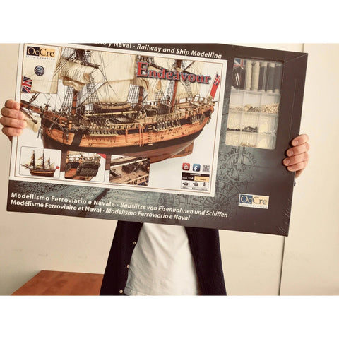 Amazing Scale Ship Kit! Occre Endeavour 1:54 Scale.