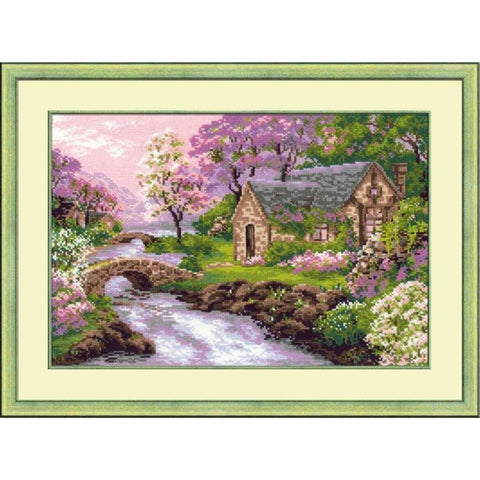 The Spring View - Cross Stitch Kit from RIOLIS Ref. no.:1098