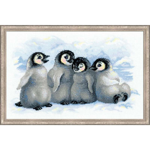 Funny Penguins - Cross Stitch Kit from RIOLIS Ref. no.:1323