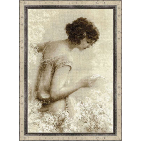 Old photo. The letter - Cross Stitch Kit from RIOLIS Ref. no.:1277