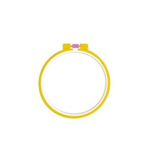 Adjustable Plastic Embroidery Hoop 160 mm, Screw Tension, for Hand Embroidery, Cross Stitch, Appliqué and Crafts