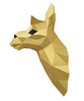 3D Papercraft Kit Lama (gold) PP-1LAM-GLD