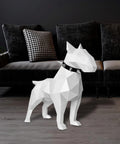 3D Papercraft Kit Bull Terrier PP-2BLT-WHT