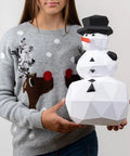 3D Papercraft Kit Snowman PP-2SNO-WHI