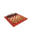 Professional Wooden Chess Set with Briar Erable Wood Chessboard