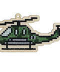Wooden Diamond Painting Helicopter Kit