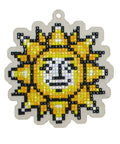 Wooden Diamond Painting Kit Sun Motif
