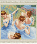 Blue Dancers Cross Stitch Embroidery Kit Zolotoe Runo