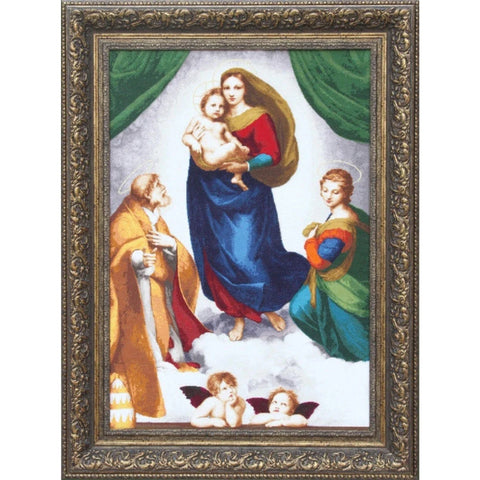 Sistine Madonna Cross Stitch Kit Zolotoe Runo