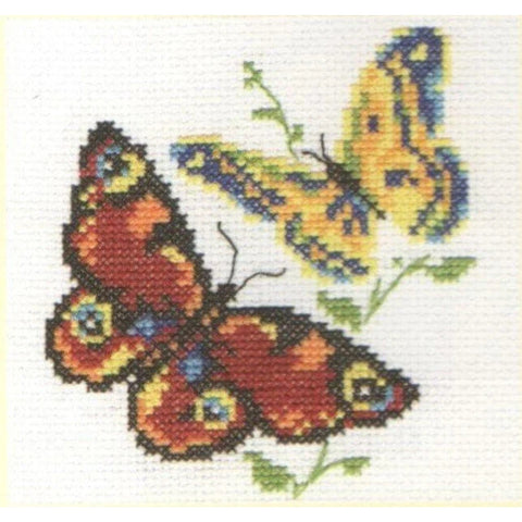 Alisa Siuvinėjimo rinkinys "Drugeliai" 0-50 (10x11 cm)