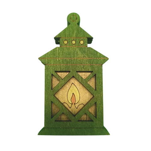 Wooden Lantern Pincushion Kind Fox by Wizardi