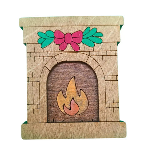Wooden Needle Case Fireplace Kind Fox by Wizardi