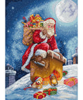 Christmas Cross Stitch Kit Santas Secret Stop Letistitch
