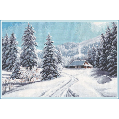 Winter Day Cross Stitch Kit, Oven