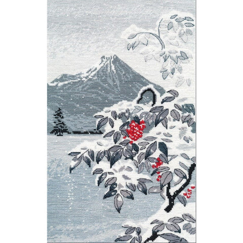 Winter Landscape Cross Stitch Kit, Oven