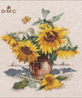 Cross Stitch Kit with Sunny Flower Design, Oven