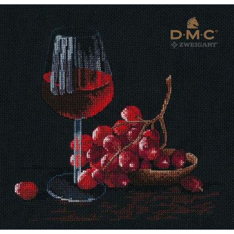 Wine Glass Cross Stitch Kit, Oven