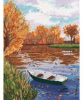 Autumn Landscape Cross Stitch Kit, Oven