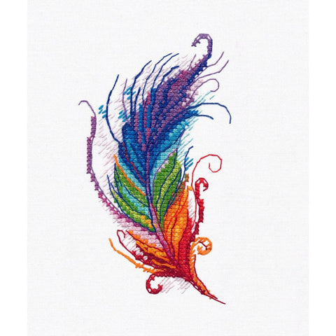Feather Cross Stitch Kit, Oven