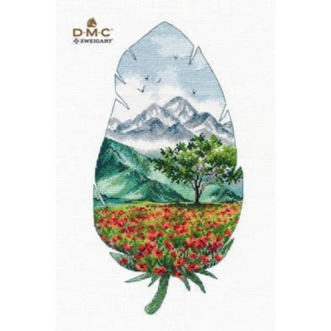 Mountain Landscape Cross Stitch Kit, Oven