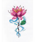 Lotus Cross Stitch Kit, Oven