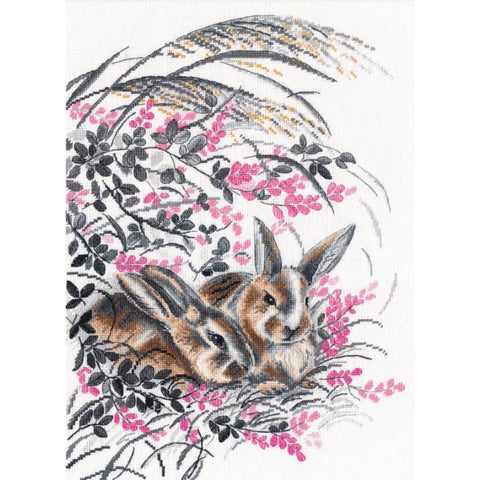 Rabbit Cross Stitch Kit, Oven