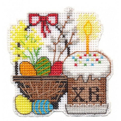 Cross Stitch Kit Festive Table Design, Aida Fabric, Cotton Threads, Multicolor, Oven, Beginner to Advanced DIY Embroidery Set