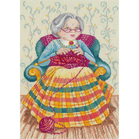 Cross Stitch Embroidery Kit with Complete Materials, Oven Beginner and Advanced Needlework Set, Pattern, Fabric, Threads and Needle