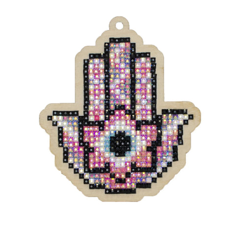 Wooden Diamond Painting Amulet DIY Kit