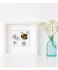 Furry Bumblebee Cross Stitch Kit, LetiStitch