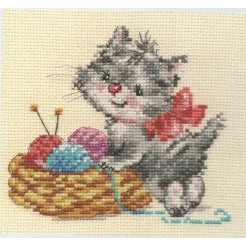 Alisa Siuvinėjimo rinkinys "Katuko svajonė" 0-97 (13x12cm)