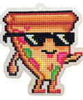 Wooden Pizza Slice Diamond Painting Kit