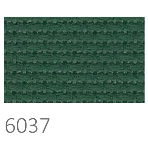 Zweigart Aida Cross Stitch Fabric 14 Count Green 6037