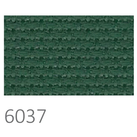 Zweigart Aida Cross Stitch Fabric 14 Count Green 6037