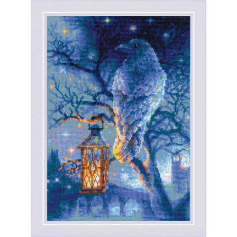 Wise Raven cross stitch kit by RIOLIS Ref. no.: 1876