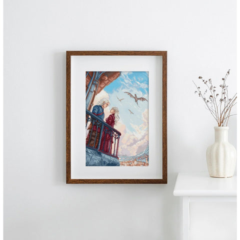 Cross Stitch Kit Hearts Over Kings Letistitch