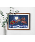 Christmas Cross Stitch Kit Winter Night Flight Letistitch