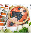 Cross Stitch Kit Poppy Eyes Floral Letistitch