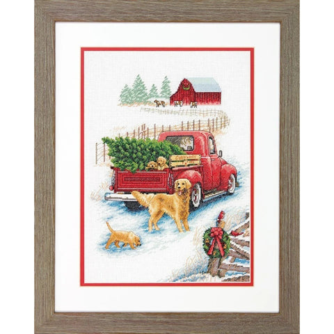Winter Ride (25 x 35 cm) - Cross Stitch Kit by DIMENSIONS