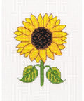 Compact Sunflower Cross Stitch Kit PANNA KLART
