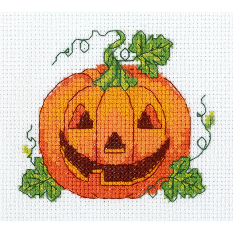 Cross Stitch Embroidery Kit Pumpkin KLART by PANNA
