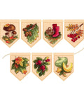 Cross Stitch Embroidery Kit Autumn Garland MP Studia