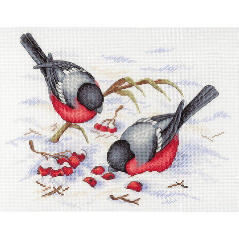Winter Berries SNV-639 cross stitch kit by MP Studio