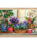 Windowsill with Flowers RIOLIS 1669
