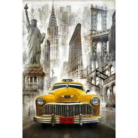 Diamond painting kit New York Taxi WD2385