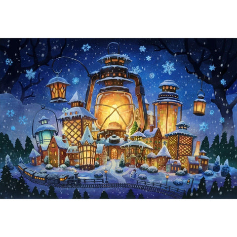 Diamond painting kit Christmas Lights WD2387