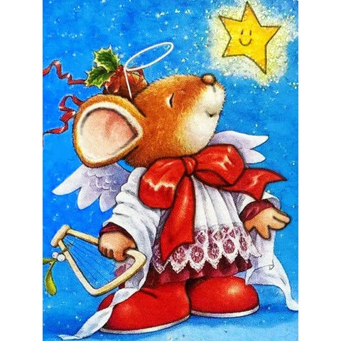 Diamond painting kit Queen Mouse WD2440