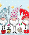 Diamond painting kit Gnomes WD2443